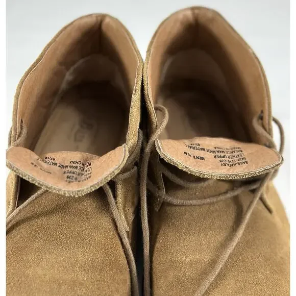 Bass Shoes Mens 10M Brown Radley Suede Chukka Desert Boots USA Versatile Manly - Picture 6 of 13